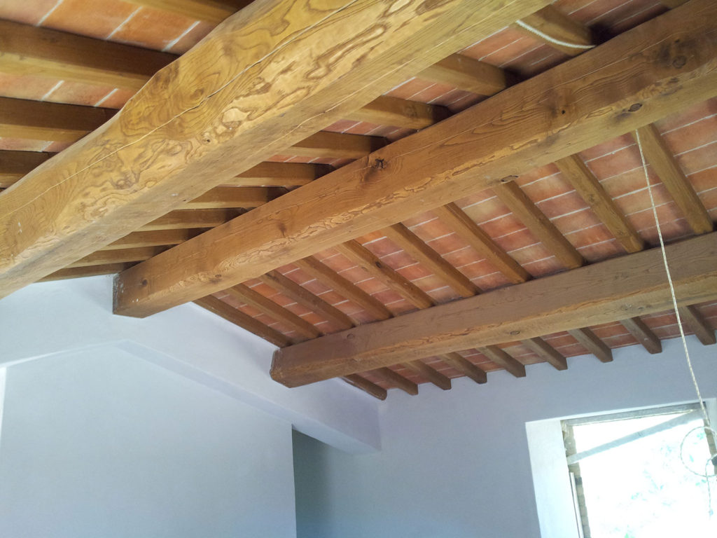 Solai in castagno e mezzane